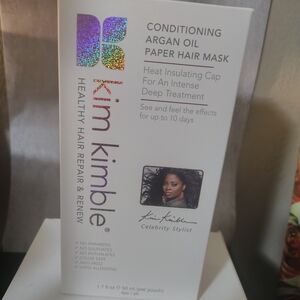 Conditioning Argan Oil Paper Hair Mask - White